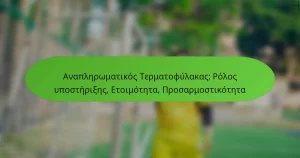 Αναπληρωματικός Τερματοφύλακας: Ρόλος υποστήριξης, Ετοιμότητα, Προσαρμοστικότητα
